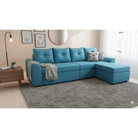 Deco Outlet Gm - Seccional Modular Bruselas 4.1 Felpa Calipso