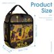 thumbnail image 2 of Robot salvaje-theme Lunch Box Lunch Bag Insulated Reusable Lunch Tote Bag Cooler Tote Bag For Men Women gifts 20*11*27cm, 2 of 6