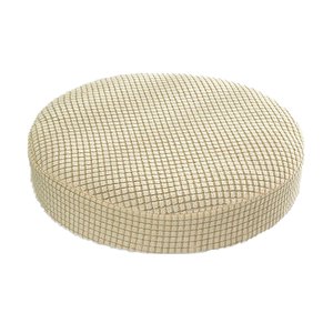 Bothyi - Taburete Elástico Cubierta Fibra De Poliéster Lavable Redonda Para Silla Elevadora Hogar Beige