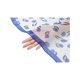 thumbnail image 5 of INSPIRE CHIC Bufanda Vintage Floral para Mujer, Pañuelo Ligero de Seda para Protección Solar, Envoltura para la Cabeza, Bandanas para Verano, Talla Única Azul Marino, 5 of 6
