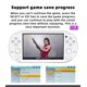 thumbnail image 5 of Consola de videojuegos CZT de 4,3" 8 GB con 2200 juegos retro color blanco, 5 of 9