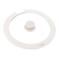 Magideal - Tapa De Silicona De Repuesto, Tapa De Sartén, Cubierta Superior, Pieza De Utensilios De Cocina Multifuncional, Cubierta De Sartén De Cocina Blanco M