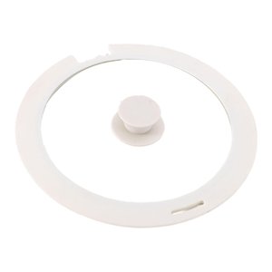 Magideal - Tapa De Silicona De Repuesto, Tapa De Sartén, Cubierta Superior, Pieza De Utensilios De Cocina Multifuncional, Cubierta De Sartén De Cocina Blanco M