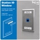thumbnail image 5 of Placa de pared ICC Station ID de 1 puerto, una sola unidad, acero inoxidable, 5 of 9