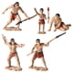 thumbnail image 4 of 5pcs Men Primitivos Figuras Miniatura Para Paisaje Mesa De Arena De Jardín, 4 of 5