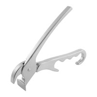 Magideal - Pinza Para Sartén De Pizza, Agarrador De Sartén, Elevador De Parrilla, Abrazadera De Tazón De Aluminio Antiescaldado Multiusos, Clip Para Bandeja Para