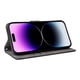 thumbnail image 2 of Funda Billetera para iPhone 14 Pro Max con Soporte - Cartera de Cuero con Ranuras Negro, 2 of 5
