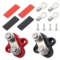 Magideal - Kits Bloque Terminales Distribución Energía Bloque A Tierra Y Alimentación Perno Doble Aisdo , M8