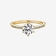 thumbnail image 3 of Anillo Clear Sparkling Crown Solitaire Shine En Oro De 14 Quilates, 3 of 4