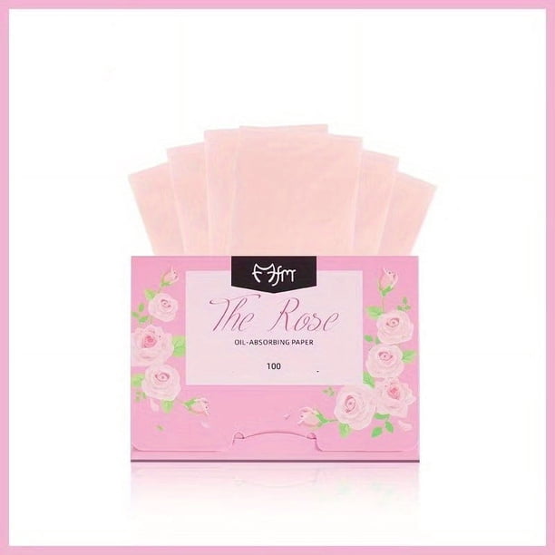 100slice Facial Oil Blotting Paper, Natural Green Tea Bamboo Charcoal Oil Control Film, Suitable For Oily Skin Care