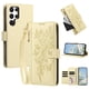 thumbnail image 1 of Funda Billetera Floral en Relieve samsung galaxy S22 Ultra con Tarjetero y Cremallera Blanco, 1 of 6