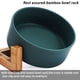 thumbnail image 3 of Cuencos para mascotas, juego de cuencos de cerámica para perros y gatos con soporte de madera para comida y agua, cuencos antideslizantes y bonitos para mascotas., 3 of 7