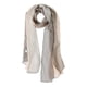 thumbnail image 1 of INSPIRE CHIC Bufanda de Mujer Chiffon Sedosa Color Gradiente Ligera Envoltura Larga Chal Gris Beige, 1 of 7