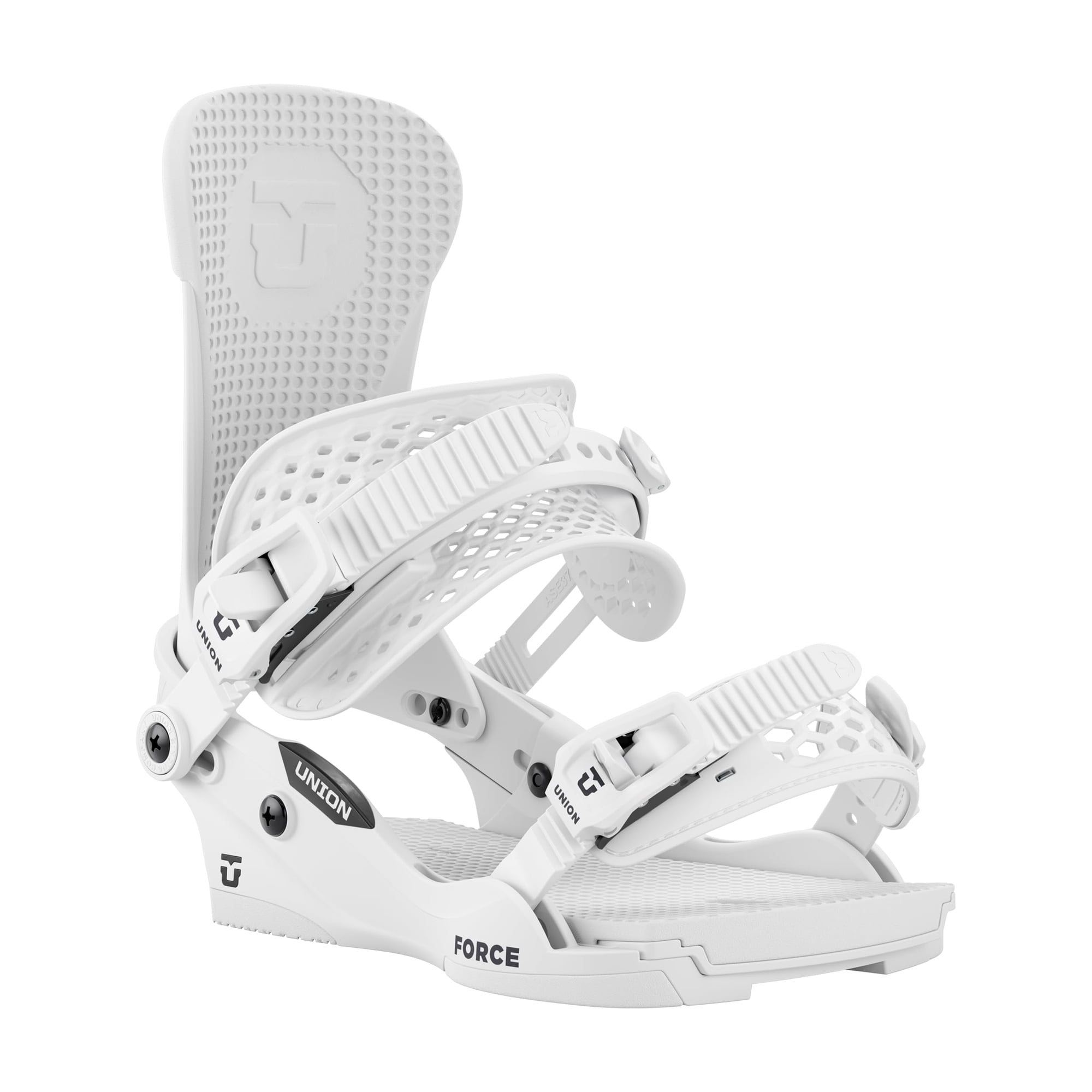 Fijaciones De Snowboard Union Force Classic Para Hombre (blancas, L)