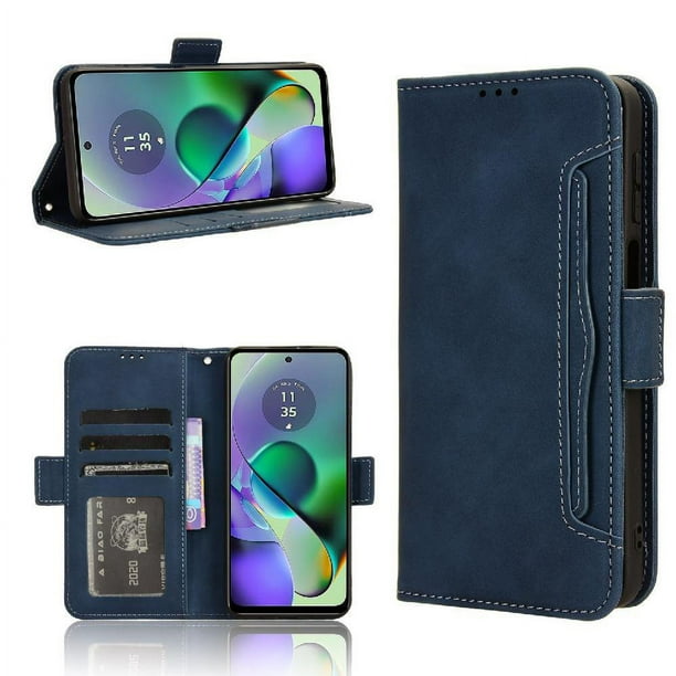 Funda Tipo Billetera FOXDOCK para Motorola MOTO G54 5G – Tapa Flip con Tarjetero