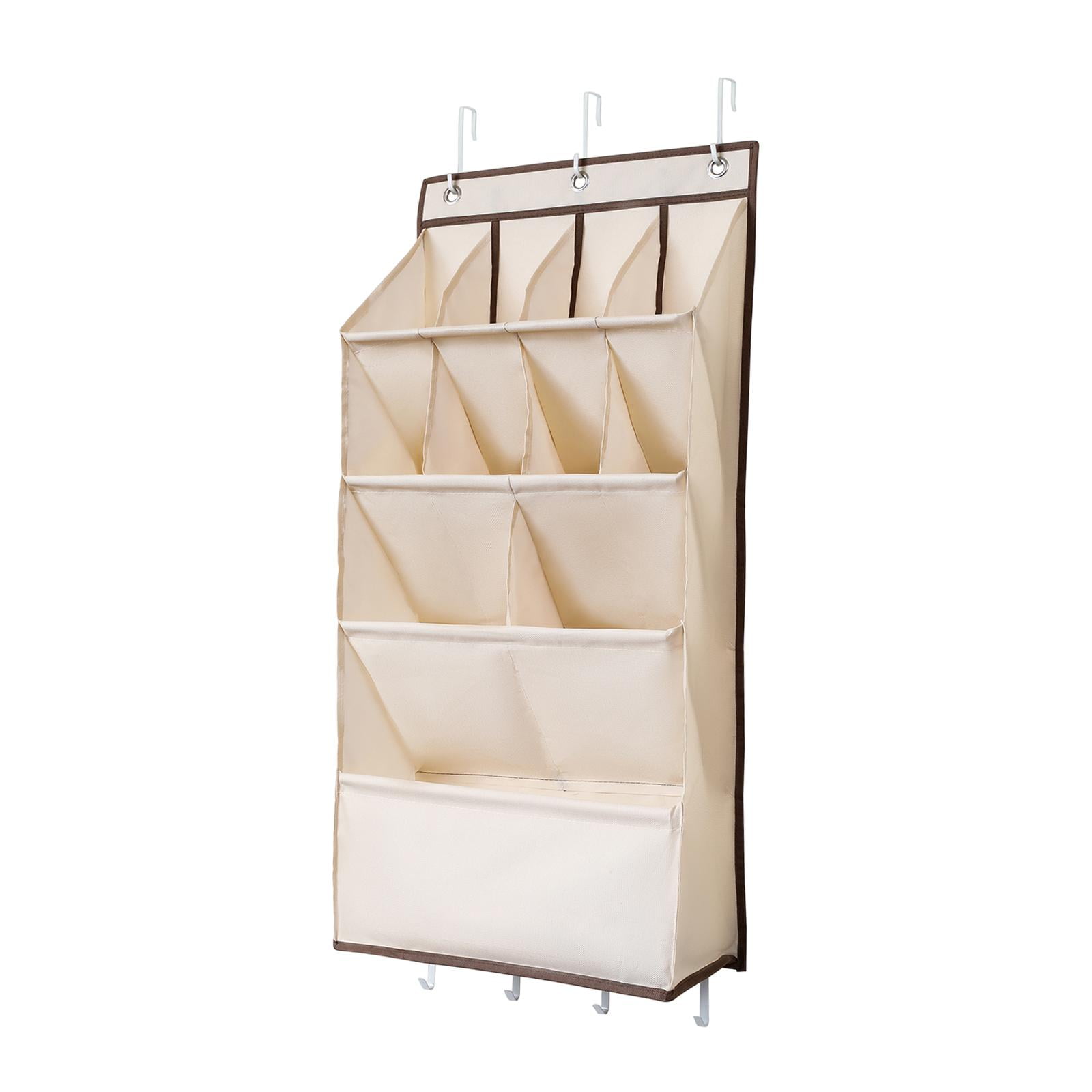 Bothyi - Zapatero Colgante Para Dormitorio Zapatero Para Puerta Organizador De Zapatos Para Sombreros Ropa Beige 11 Rejillas