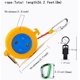 thumbnail image 4 of Correa de almacenamiento para camping, tendedero con pinzas, cuerda para acampar al aire libre con 10 mosquetones y 8 pinzas para colgar equipo de camping y accesorios de tienda., 4 of 7
