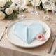 thumbnail image 3 of REGALWOVEN Juego de 6 Servilletas de Tela, Poliéster Lavable y Reutilizable para Mesa de Cena en Casa, Restaurante, Bodas y Eventos Azul Cielo 16x16 pulgadas, 3 of 6