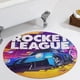 thumbnail image 5 of Rocket League Alfombra Redonda de Felpa Coral, Antideslizante, No Desprende Pelusas, Lavable y Duradera para Salón, Dormitorio y Habitación de Niños 60cm, 5 of 6