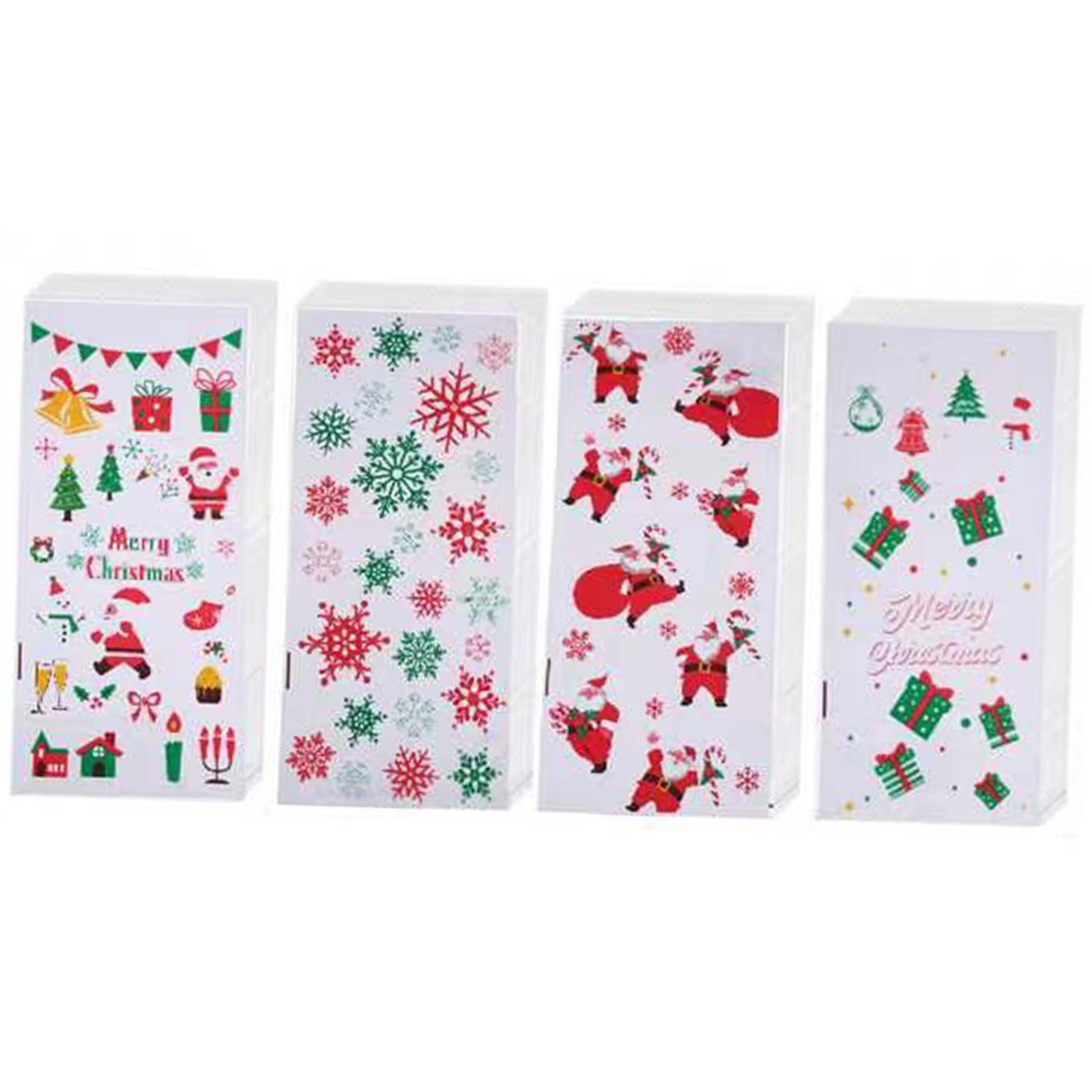 Bothyi - 100 Piezas De Bolsas De Regalo De Navidad, Bolsas De Golosinas Para El Festival De Acción De Gracias, Cumpleaños