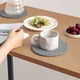 thumbnail image 2 of Tapetes de 18 cm para ollas y sartenes, 5 salvamanteles tejidos con cesta para platos calientes, agarraderas para cocina, accesorios de mesa resistentes al calor., 2 of 7