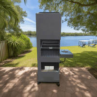 Igpro - Fogón Parrilla Con Guarda Leña