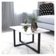 thumbnail image 2 of Mesa Centro Atlanta Metal Blanca y Negro, 2 of 3