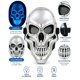 thumbnail image 5 of Mascara De Calavera Con Luz Led Para Halloween Y Fiestas, 5 of 6