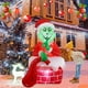 thumbnail image 2 of Decoraciones navideñas inflables para exteriores, Bapbog, monstruo feo verde de 6 pies, 2 of 3