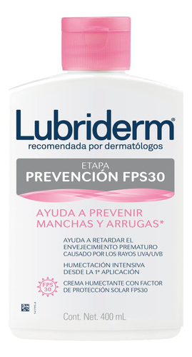 Johnson Consumo - Lubriderm Prevencion Uv30 X 400 Ml