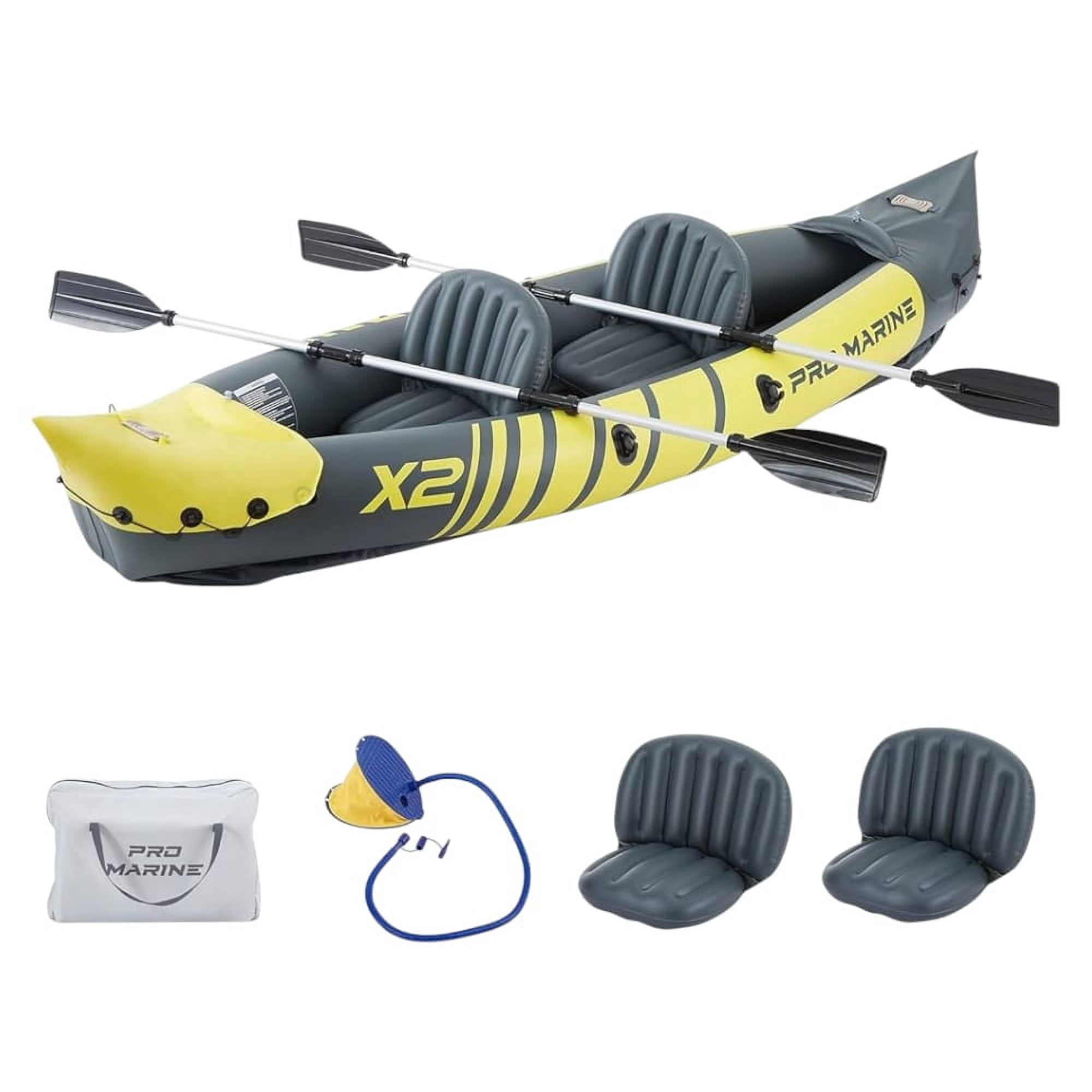 Kayak Promarine Para 2 Personas Gris-amarillo