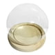thumbnail image 4 of Pantalla De Cristal Cloche Bell Jar Dome Cover Preservación De Flores Base De Madera 15 Cm, 4 of 5