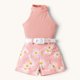 thumbnail image 1 of Conjunto De Polera Manga Corta + Short Para Niñas Primavera Verano, 1 of 3