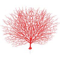 Magideal - De Vivo, Plantas De Simulación Decorativas, Flores Falsas, Plantas Artificiales De Plástico, Para Bodas, Patio, Hotel, Patio, , Rojo Rojo (Sin Base)