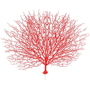 Magideal - De Vivo, Plantas De Simulación Decorativas, Flores Falsas, Plantas Artificiales De Plástico, Para Bodas, Patio, Hotel, Patio, , Rojo Rojo (Sin Base)