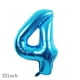 thumbnail image 2 of Set de globos de Chaungfu para fiesta de cuarto cumpleaños, 11 unidades, tema azul, 2 of 5