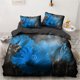 thumbnail image 1 of Blue flowers Bedding Set Duvet Cover Set3-Piece Bedding Set, 1 of 5