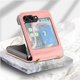 thumbnail image 4 of Funda Cartera para Samsung Galaxy Z Flip 6 Tarjetero Soporte Magnético y Correa Rosa, 4 of 5