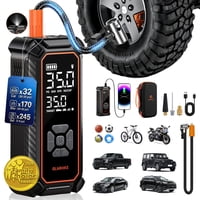 Compresor De Aire Olarhike, Inflador De Neumáticos Inalámbrico, 12000 Mah