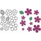 thumbnail image 4 of Matrices de corte de pétalos de flor plateadas Cauaoa para scrapbooking, 4 of 9