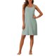 thumbnail image 2 of INSPIRE CHIC Vestido de Dormir de Modal Acanalado para Mujer con Doble Tirante Espagueti de Largo a la Rodilla para Descanso y Viaje XS Verde, 2 of 6