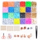 thumbnail image 1 of Cuentas De Arcilla Heishi, Cuentas De Disco Redondas Planas Para Pulsera, Fabricación De Joyas, 3954 Uds., 1 of 5