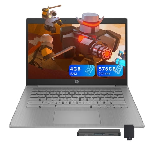 Laptop Hp Chromebook 14"" Intel Celeron N4120 4Gb 576Gb