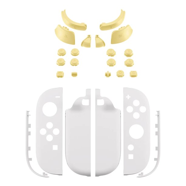 Carcasa de Reemplazo para Controlador de Juego Juego Completo de Botones para Nintendo Switch 2 Joy-Pad, Carcasa de PC ABS Mate con ABXY, D-Pad, Teclas de Parachoque