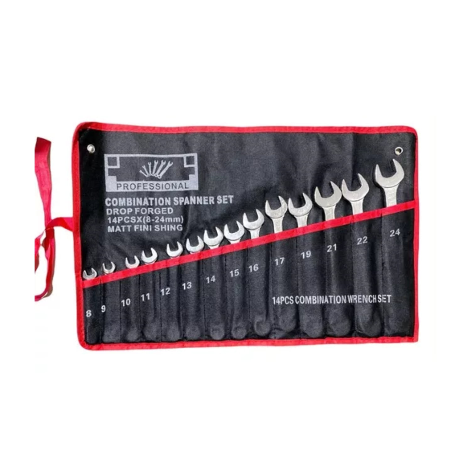 Importclick - Juego Llave Combinada Punta Corona 14 Piezas