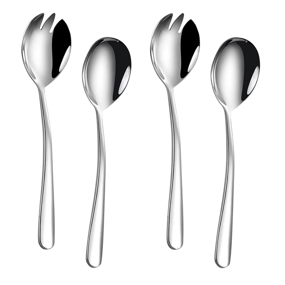Cubiertos Para Ensalada De Acero Inoxidable Juego De 4 Cubiertos Para cubiertos-para-ensalada-de-acero-inoxidable-juego-de-4-cubiertos-para