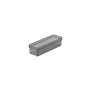 Ou - Organizador De Cajón Clear 22,5 X 7,5 X 5,6 Gris