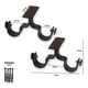 thumbnail image 2 of Pack 2 Unidades Soporte Doble Techo De Metal Negro 19/19 Mm, 2 of 2