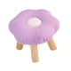 thumbnail image 1 of Reposapiés Puf Dibujos Animados Flor En Forma De Sofá Reposapiés Para Sala De Juegos Cabecera Porche Violeta, 1 of 5