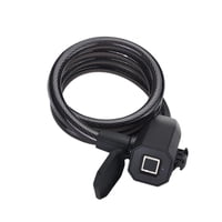 Xusx111 - Cerradura De La Bicicleta Con Huella Dactilar Con Llave Antirrobo Ligero Y Resistente Al Clima Cerradura De Cable Inteligente Biométrica Electrónica Digital Cerradura De Cable Cerradura De S